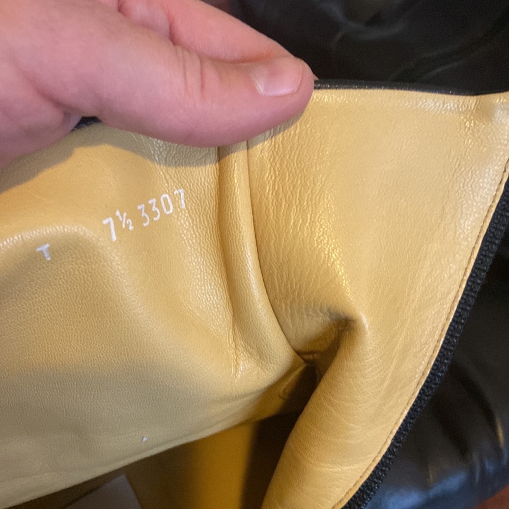 Moreschi Made in Italy Men’s Black Leather Dress Boot Size 7.5 - Picture 8 of 9